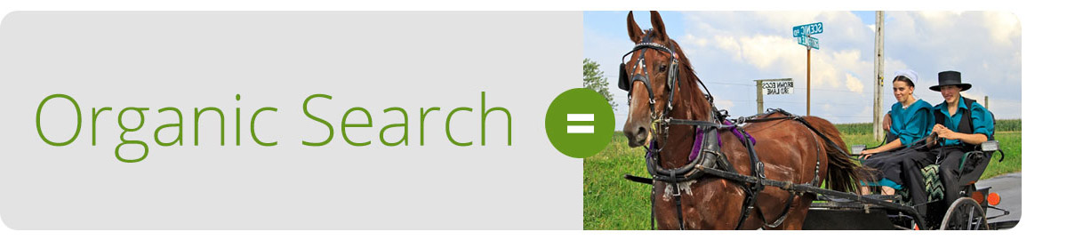 Organic Search is like an Amish Courtship
